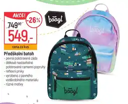 Globus Předškolní batoh nabídka