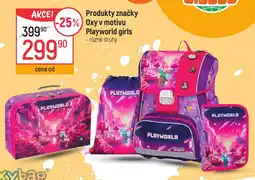 Globus Produkty značky Oxy v motivu Playworld girls nabídka