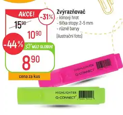 Globus Zvýrazňovač nabídka