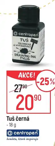 Globus Tuš černá nabídka