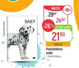 Globus Poznámkový sešit nabídka