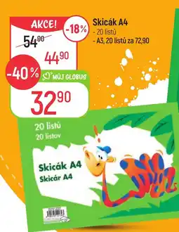 Globus Skicák A4 nabídka