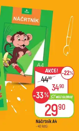 Globus Náčrtník A4 nabídka
