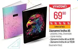 Globus Záznamní kniha A5 nabídka