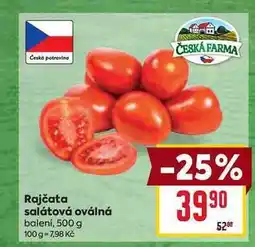 Billa Rajčata salátová oválná balení, 500 g nabídka