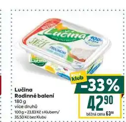 Billa Lučina Rodinné balení 180 g nabídka