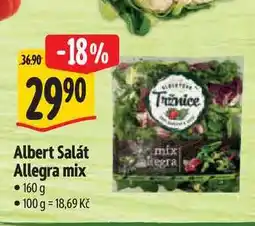 Albert Albert Salát Allegra mix 160 g nabídka