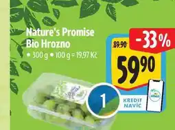 Albert Nature's Promise Bio Hrozno 300 g nabídka