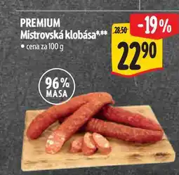 Albert PREMIUM Mistrovská klobása 100 g nabídka