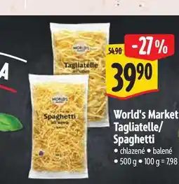 Albert World's Market Tagliatelle/ Spaghetti 500 g nabídka