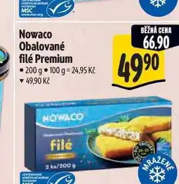 Albert Nowaco Obalované filé Premium 200 g nabídka