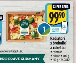 Albert Radiatori s brokolicí a cuketou 400 g nabídka