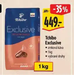 Albert T Tchibo Exclusive zrnková káva 1kg nabídka