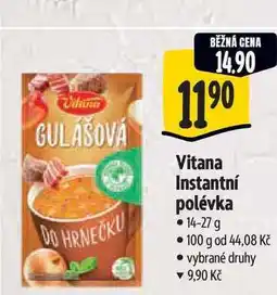 Albert Vitana Instantní polévka 14-27 g nabídka