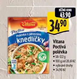 Albert Vitana Poctivá polévka 58-122 g nabídka