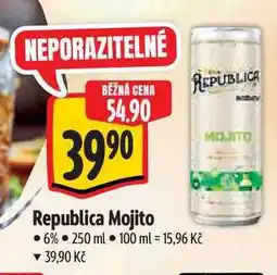 Albert Republica Mojito 6% 250 ml nabídka