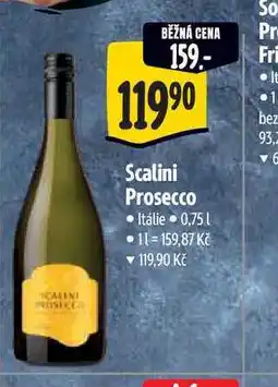 Albert Scalini Prosecco 0,75 l nabídka