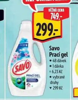 Albert Savo Prací gel 48 dávek nabídka
