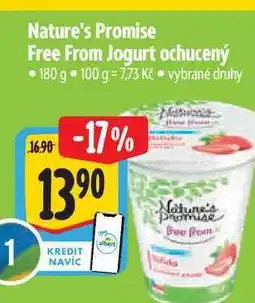 Albert Nature's Promise Free From Jogurt ochucený 180 g 1 nabídka