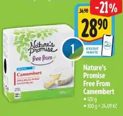 Albert Nature's Promise Free From Camembert 120 g nabídka