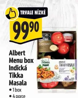 Albert Albert Menu box Indická Tikka Masala 1 box nabídka