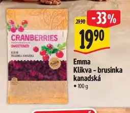 Albert Emma Klikva - brusinka kanadská 100 g nabídka