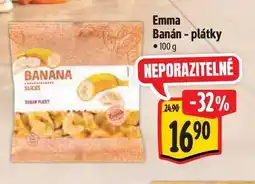 Albert Emma Banán - plátky 100 g nabídka