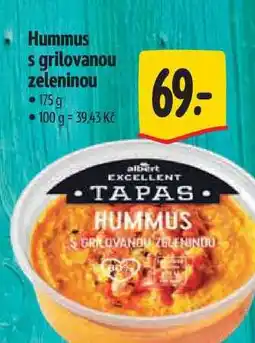 Albert Hummus s grilovanou zeleninou 175 g nabídka
