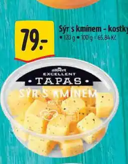 Albert Sýr s kmínem - kostky 120 g nabídka