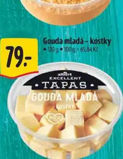 Albert Gouda mladá - kostky 120 g nabídka