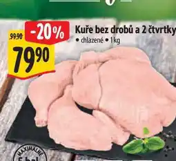 Albert Kuře bez drobů a 2 čtvrtky 1 kg nabídka