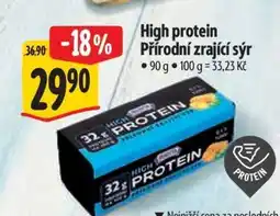 Albert High protein Přírodní zrající sýr nabídka