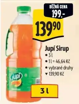 Albert Jupí sirup nabídka