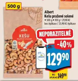 Albert Albert Kešu pražené solené nabídka