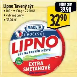 Albert Lipno tavený sýr nabídka