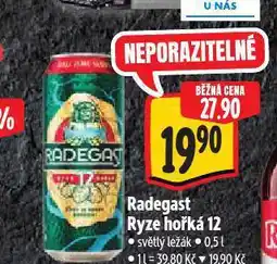 Albert Pivo radegast ryze hořká 12 nabídka