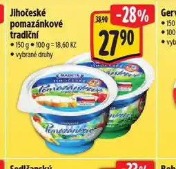 Albert Jihočeské tradiční pomazánkové tradiční nabídka