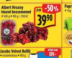 Albert Hrozny tmavé bezsemenné nabídka