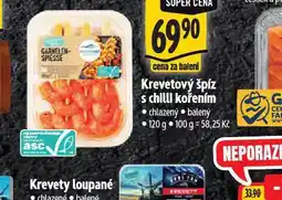 Albert Krevetový špíz s chilli kořením nabídka