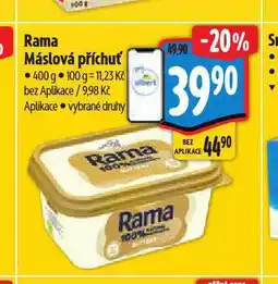Albert Rama máslová příchuť nabídka
