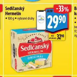 Albert Sedlčanský hermelín nabídka