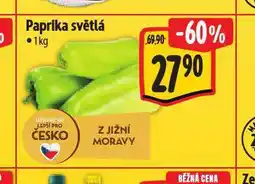 Albert Paprika světlá nabídka