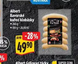 Albert Bavorské kuřecí klobásky nabídka