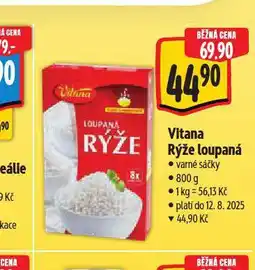 Albert Vitana rýže loupaná nabídka