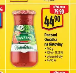 Albert Panzani omáčka na těstoviny nabídka