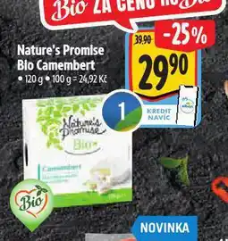 Albert Bio camembert nabídka