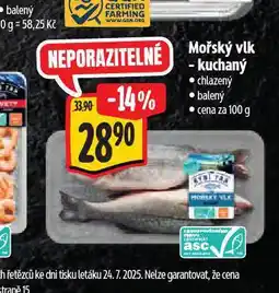 Albert Mořský vlk - kuchaný nabídka