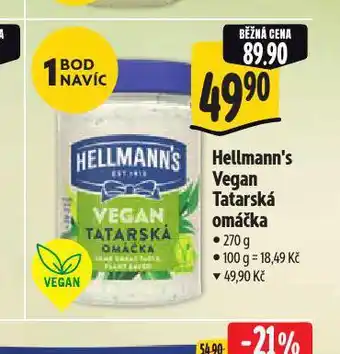Albert Hellmann´s vegan tatarská omáčka nabídka