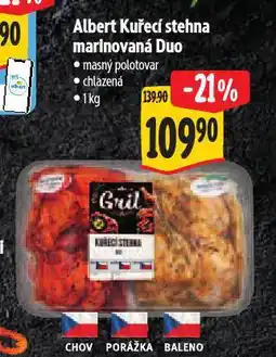 Albert Kuřecí stehna marinovaná duo nabídka