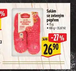 Albert Salám se zeleným pepřem nabídka